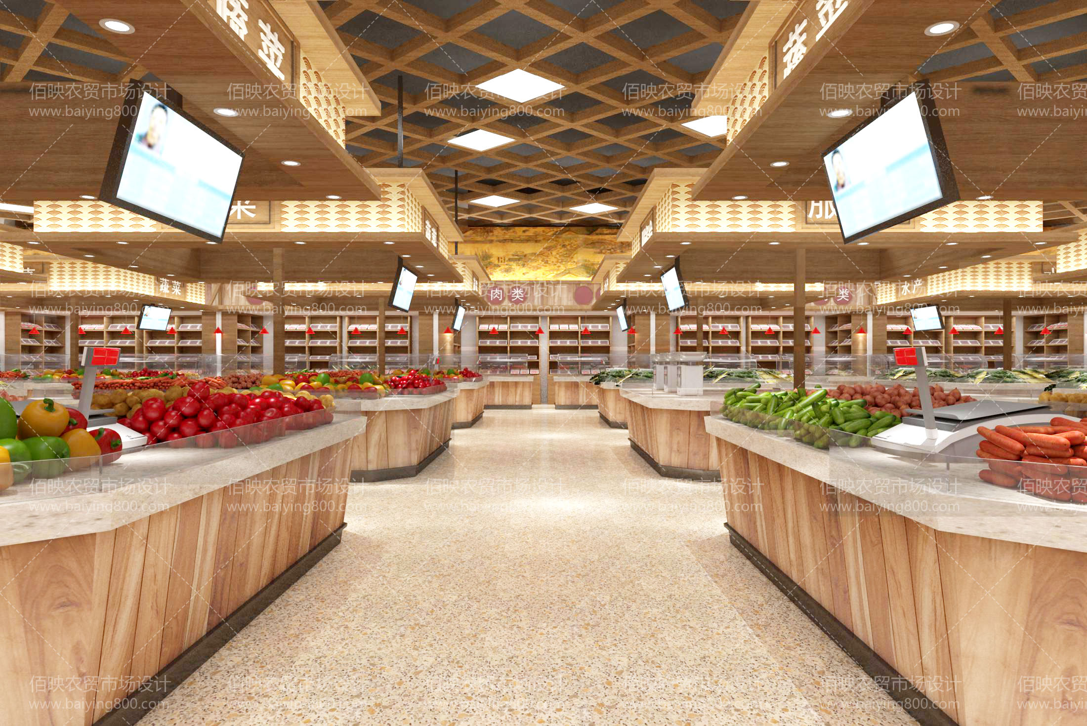 農(nóng)貿(mào)市場(chǎng)設(shè)計(jì)