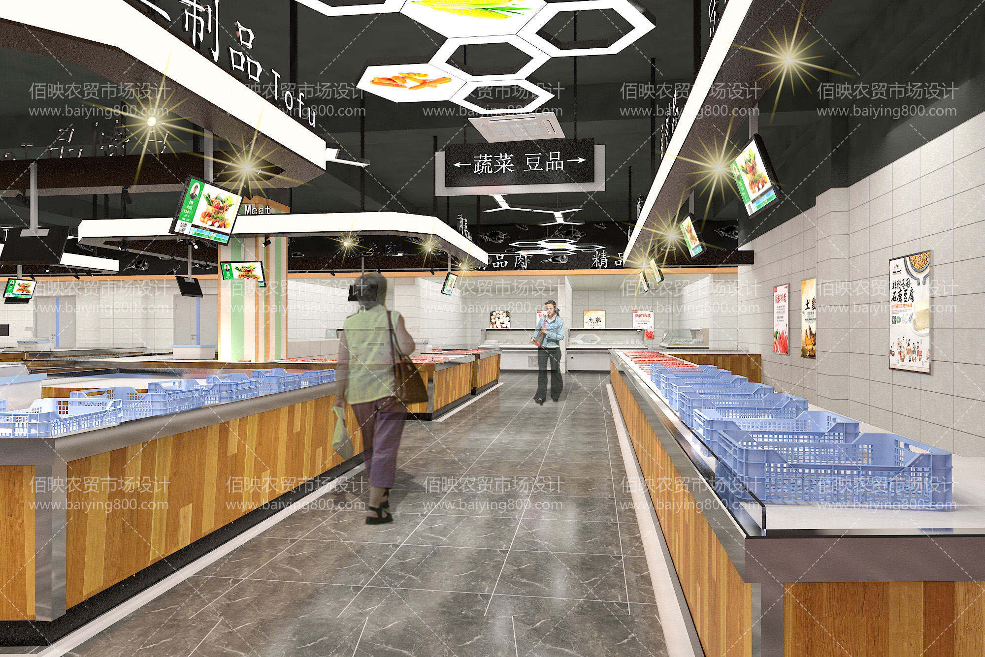 傳統(tǒng)菜市場設(shè)計改造，如何去告別臟亂差呢？
