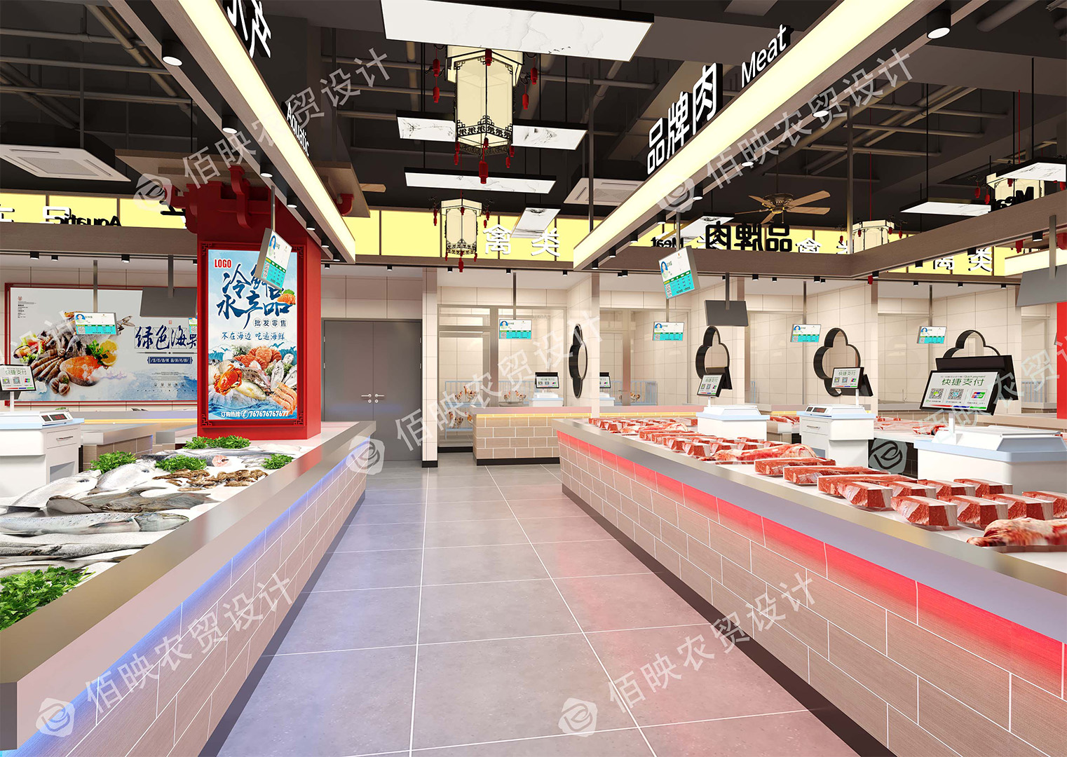 智慧農(nóng)貿(mào)市場(chǎng)設(shè)計(jì)如何使城市煥發(fā)活力？